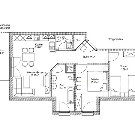 Haus Panoramasicht Höchenschwand